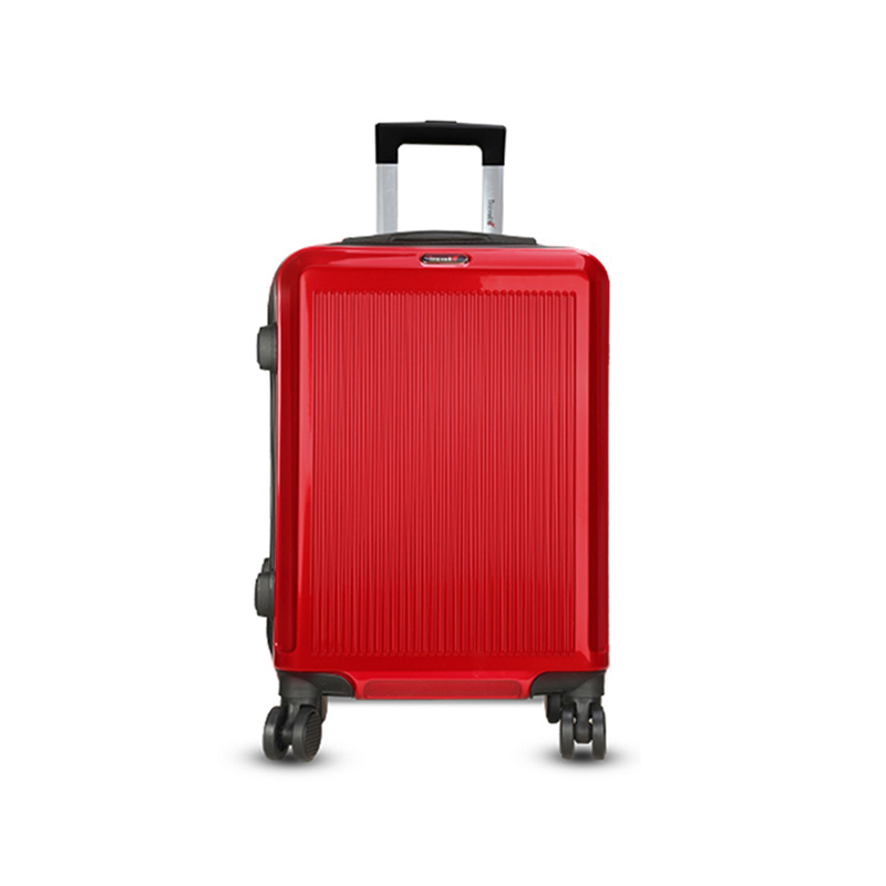Picture of Travello 28 Inch Royal Zipper Unbreakable Body More Capacity Water Resistant Aluminum Luggage- Trolley Dark Red
