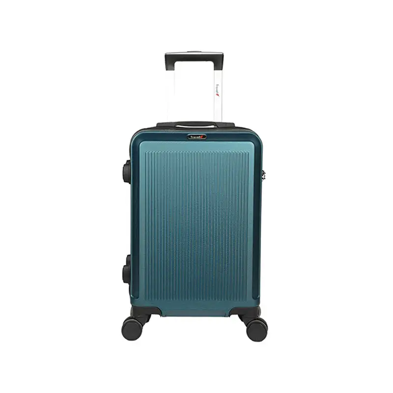 Picture of Travello 24 Inch Royal Zipper Unbreakable Body More Capacity Water Resistant Aluminum Luggage- Trolley Green