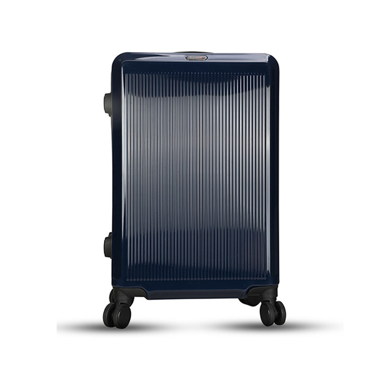 Picture of Travello Hard Top  20 & 24 Inch Royal Zipper Unbreakable Body More Capacity Water Resistant Aluminum Luggage- Trolley Dark Blue (Combo- Set of 2)