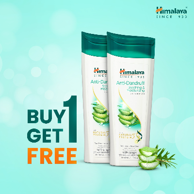 Picture of Himalaya Anti Dandruff Shampoo Soothing & Moisturizing- 180 ml (Buy 1 Get 1 Free)