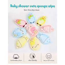 Picture of soft cotton Baby bath Sponge Baby Bath Scrubber for baby
