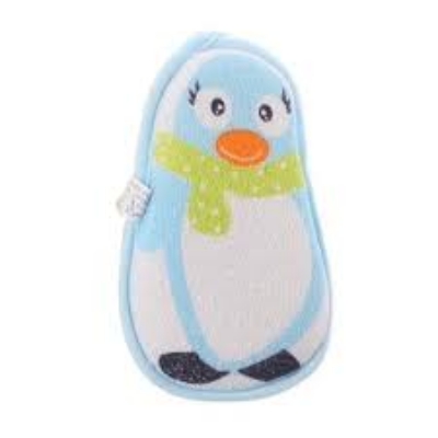 Picture of soft cotton Baby bath Sponge Baby Bath Scrubber for baby
