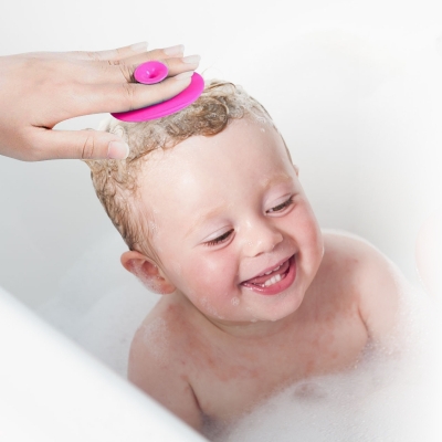 Picture of Applebear Baby Silicone Bath Massage Soft Shampoo Brush