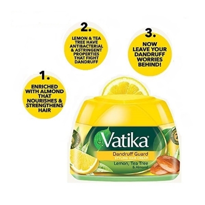 Picture of Vatika Dandruff Guard Styling Hair Cream, 140ml, UAE