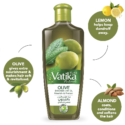 Picture of International UAE product Hair care Vatika OLIVE hair oil - 200 ml