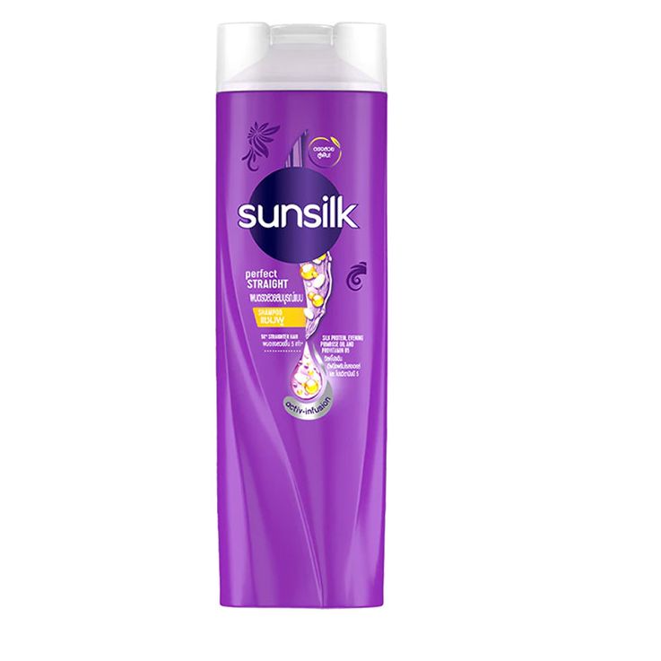 Picture of International Thailand product hair care product Sunsilk shampoo Perfect STRAIGHT used for male/ female - 300 ml