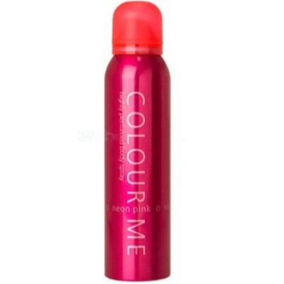 Picture of International UAE product Body spray Colour Me Neon Pink  - 150 ml