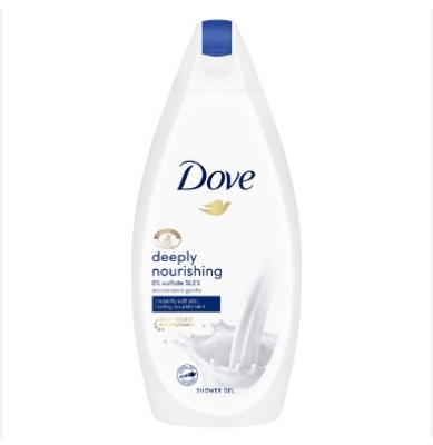 Picture of International UK product Dove Deep Moisture shower gel body wash used for male/ female - 500 ml