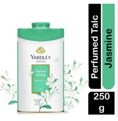 Picture of International England product Yardley IMPERIAL JASMINE talcum powder used for male/ female/ baby - 250 GM