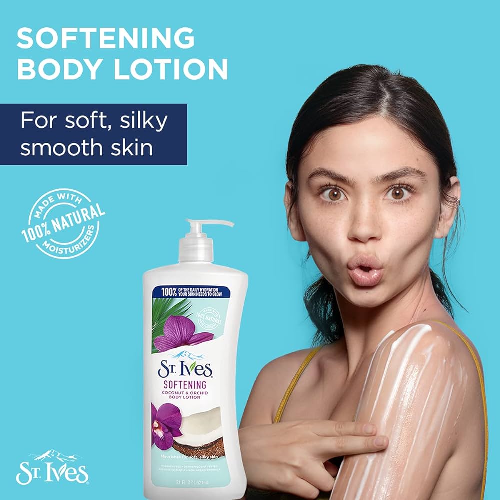Picture of International new Zealand product Any season used st Ives SOFTENING body lotion - 621 ml