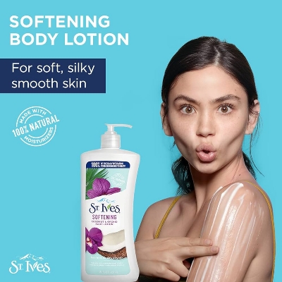 Picture of International new Zealand product Any season used st Ives SOFTENING body lotion - 621 ml
