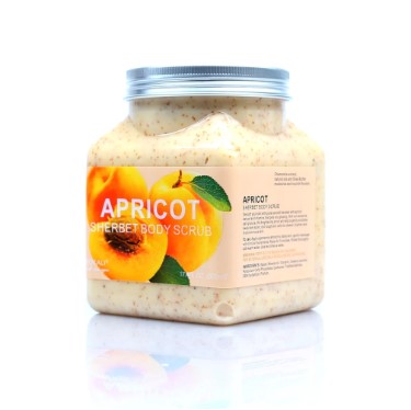 Picture of International Body care product Wokali APRICOT body scrub for male female - 350 ml