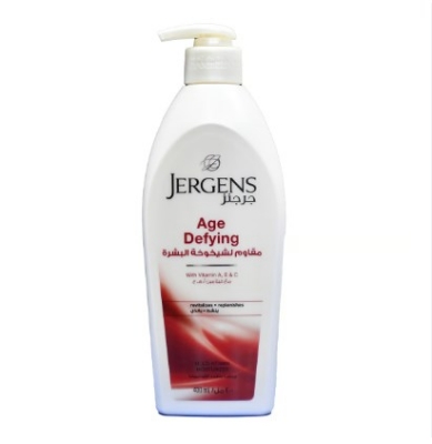 Picture of International UAE product Any season used perfumed jergens Age Defying body lotion - 400 ml