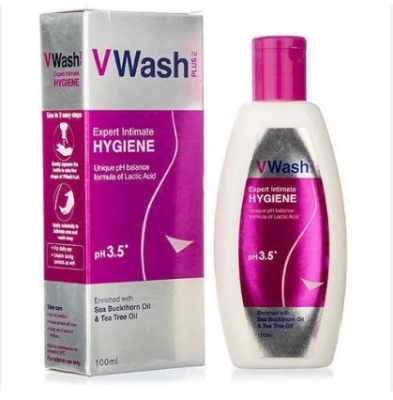 Picture of Indian Products V Wash Plus Intimate Hygiene Liquid Wash 100ml