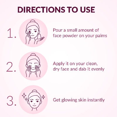 Picture of Indian product skin care face powder used for female - 75 gm