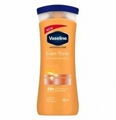 Picture of Any season used International South African Product Vaseline Lotion healthy even tone yellow color for male / female - 400 ml