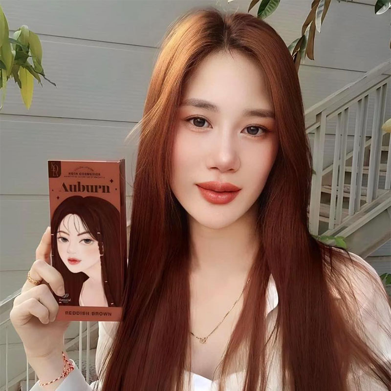 Picture of kota cosmetics hair color auburn reddish brown 100ml