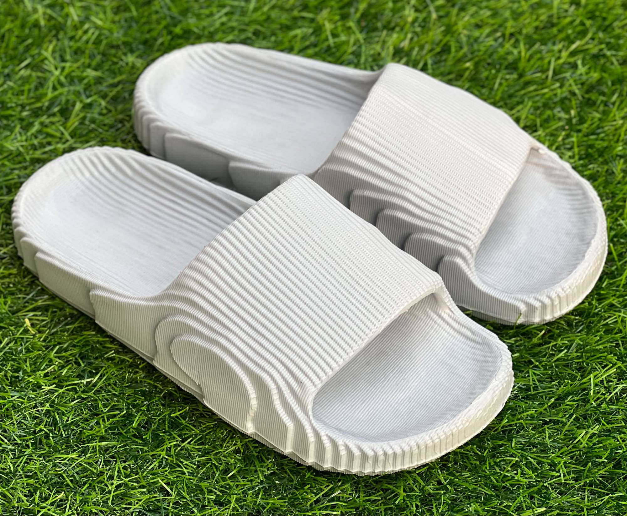 Picture of Indispensable -Quality And Durablity -New Fashionable Adilette Textured Slip-on Slide Slippers Sandals for Men- Innovative