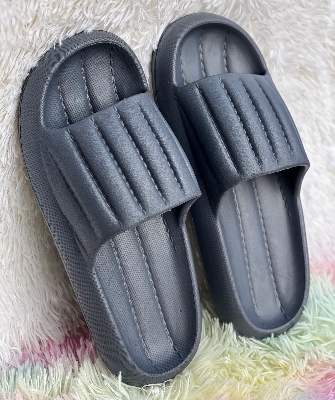 Picture of New Fashionable Stitch Design Solid Color Soft Comfortable Slides for Men
