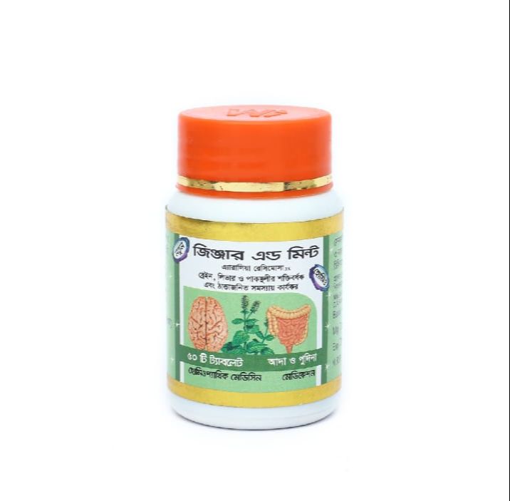 Picture of GINGER AND MINT MODERN HERBAL- 50 TABLETS