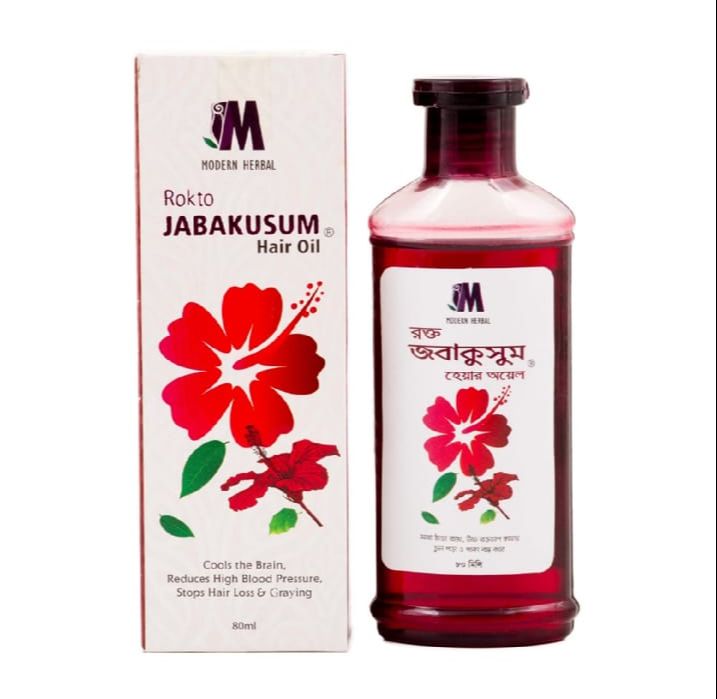 Picture of Hair Oil Rokto JobaKushum 80ml Modern Herbal