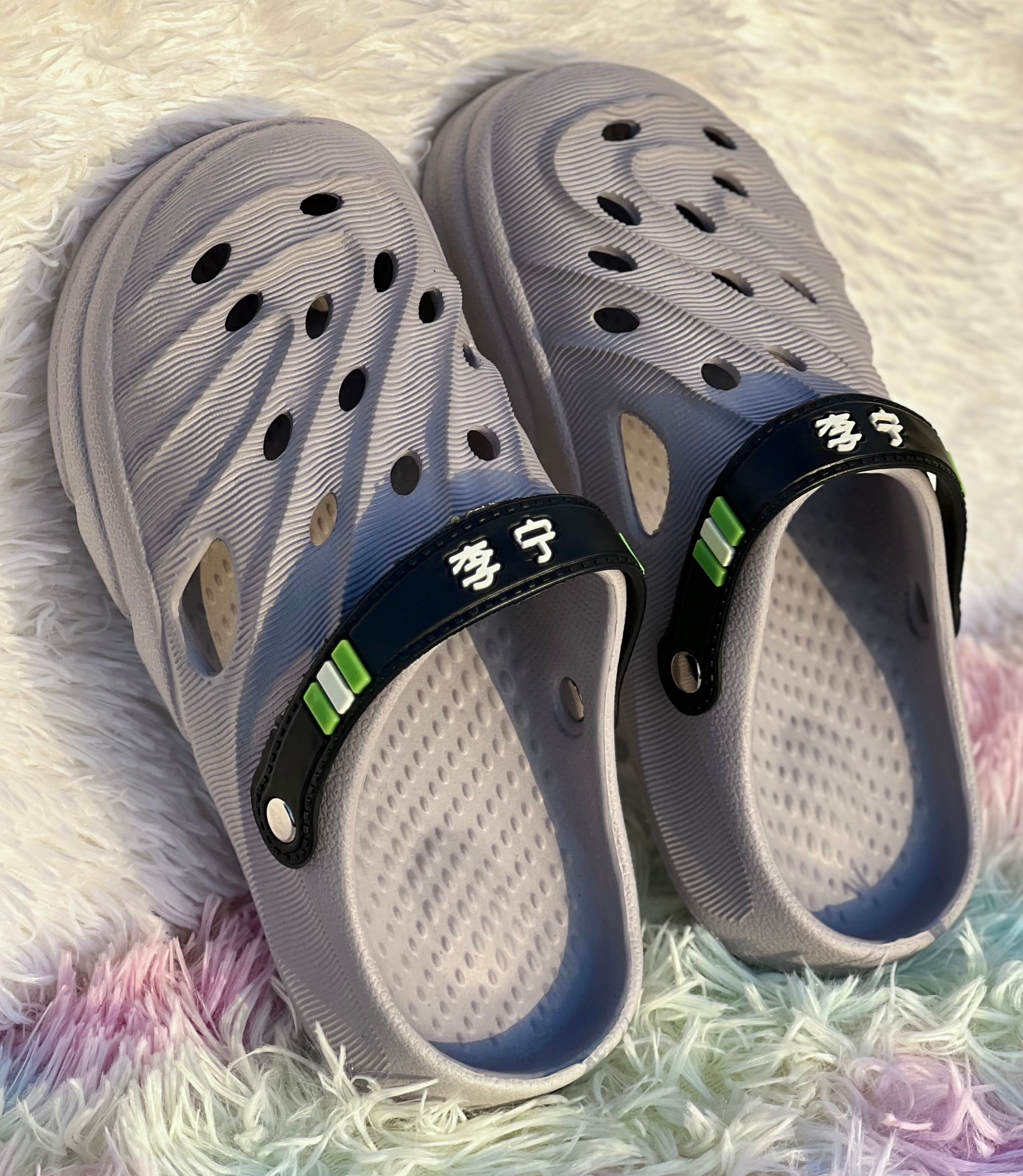 Picture of New Mens Hollow Design Slingback Round Toe Clogs Outdoor EVA Vent Sandals