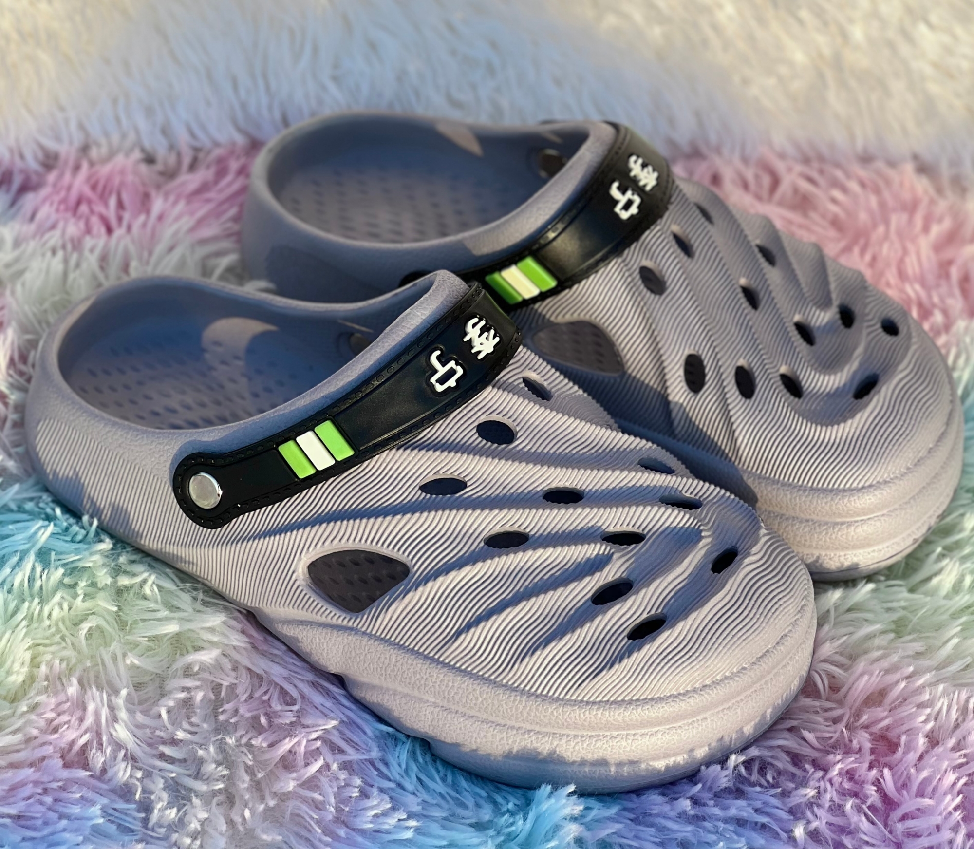 Picture of New Mens Hollow Design Slingback Round Toe Clogs Outdoor EVA Vent Sandals