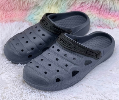 Picture of New Comfortable Lightweight Eva Rubber Slim-sole Crocs Half Shoes Sandals for Men