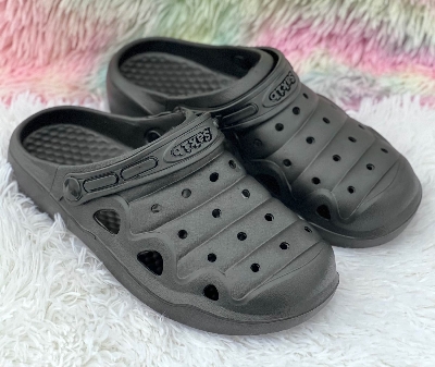 Picture of New Comfortable Lightweight Eva Rubber Slim-sole Crocs Half Shoes Sandals for Men