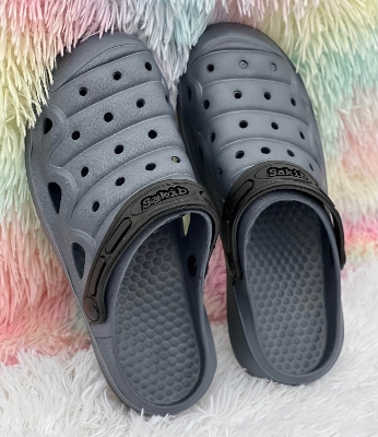 Picture of New Comfortable Lightweight Eva Rubber Slim-sole Crocs Half Shoes Sandals for Men