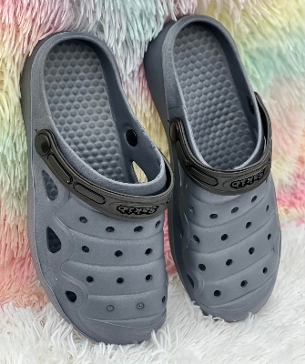 Picture of New Comfortable Lightweight Eva Rubber Slim-sole Crocs Half Shoes Sandals for Men