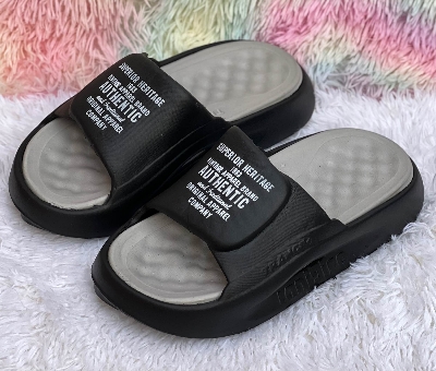 Picture of New Super Soft Comfortable Thick-Sole Double Parted EVA Slides Sandals for Men