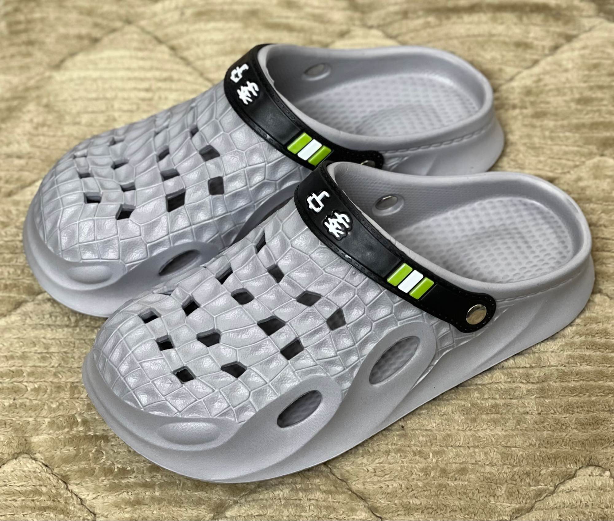 Picture of New Clogs Slip-on Closed Toe Cap Hole Soft Sole EVA Walking Crocs Sandals for Men