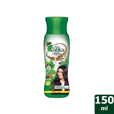 Picture of Indian Product Vatika Enriched coconut Hair oil Used For male/female -150 Ml