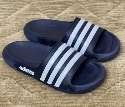 Picture of New Mens  Comfortable Adilette Three Stripe CloudEase Slides Slippers Sandal