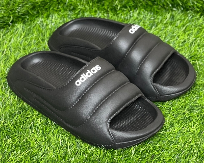 Picture of Mens New Adilette CloudFoam Thick Footbed Long Lasting Breathable Solid Color Slides Sandals