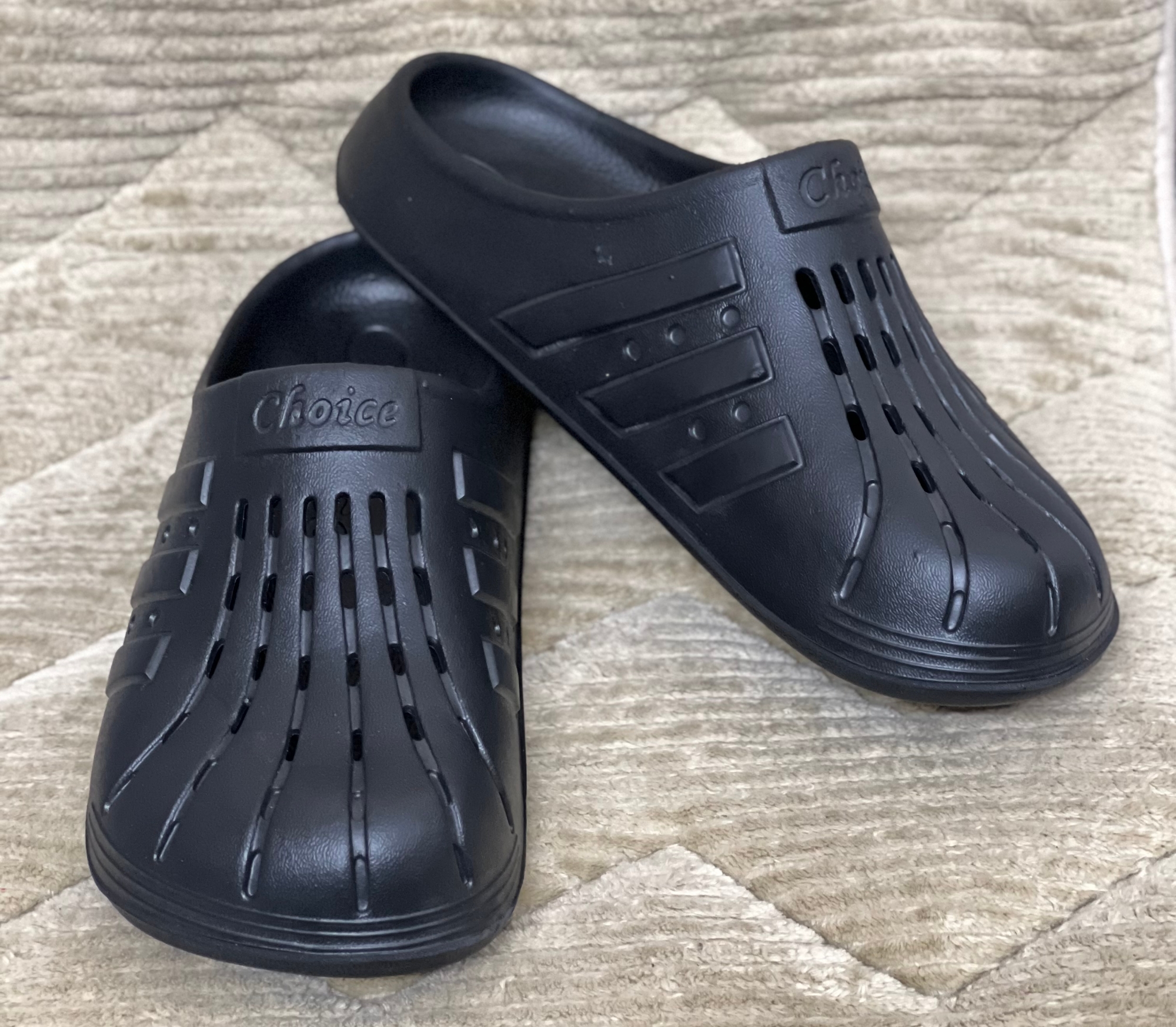 Picture of New Mens ChoiceStep Comfortable Eva Breathable Clogs Sandals- Black