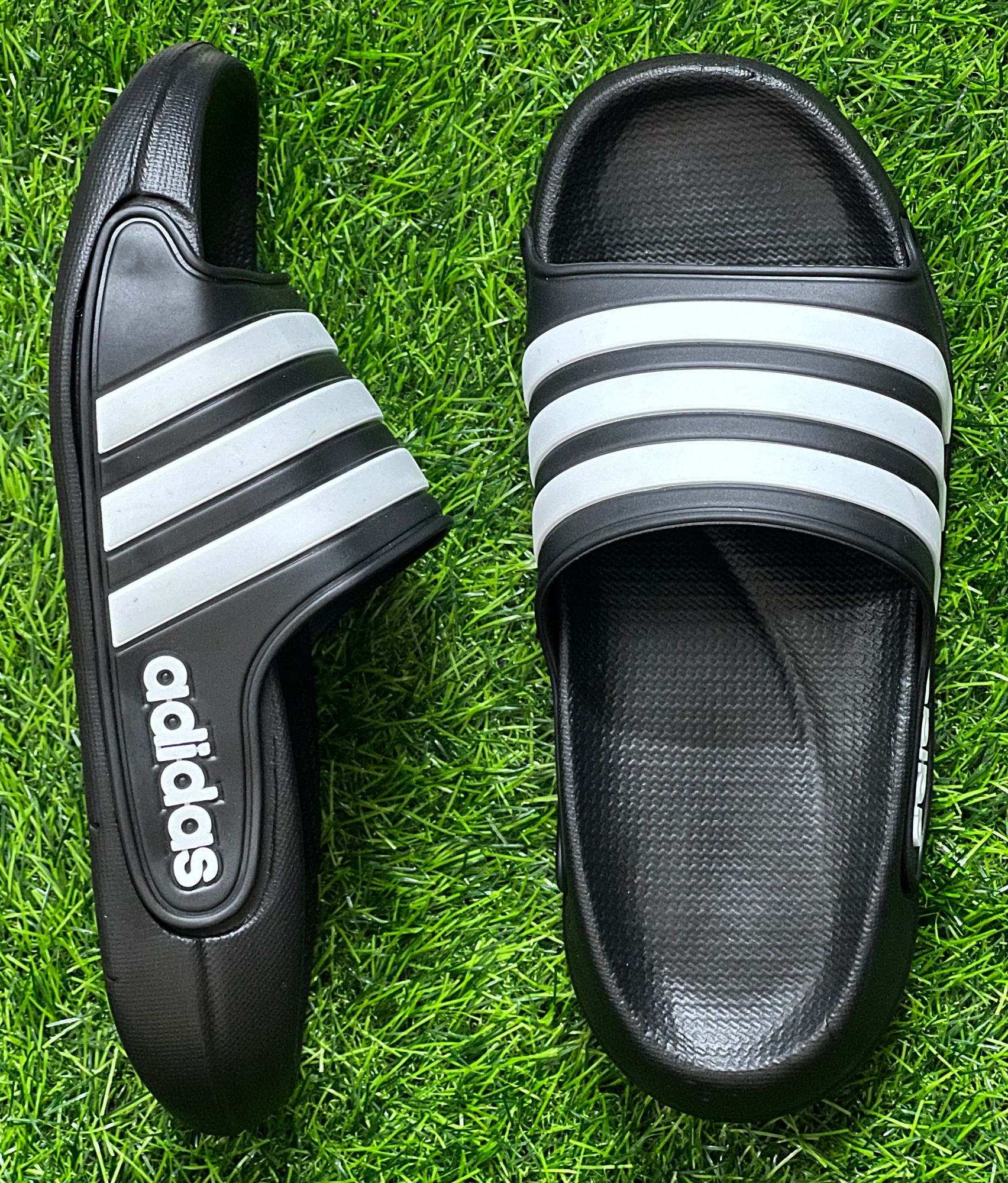 Picture of Mens Trendy Adicush Comfortable Adilette Three Stripe Thicksole Slides Slippers Sandal