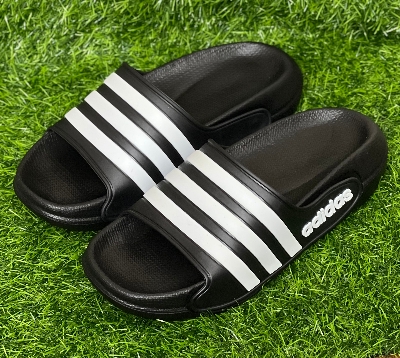 Picture of Mens Trendy Adicush Comfortable Adilette Three Stripe Thicksole Slides Slippers Sandal