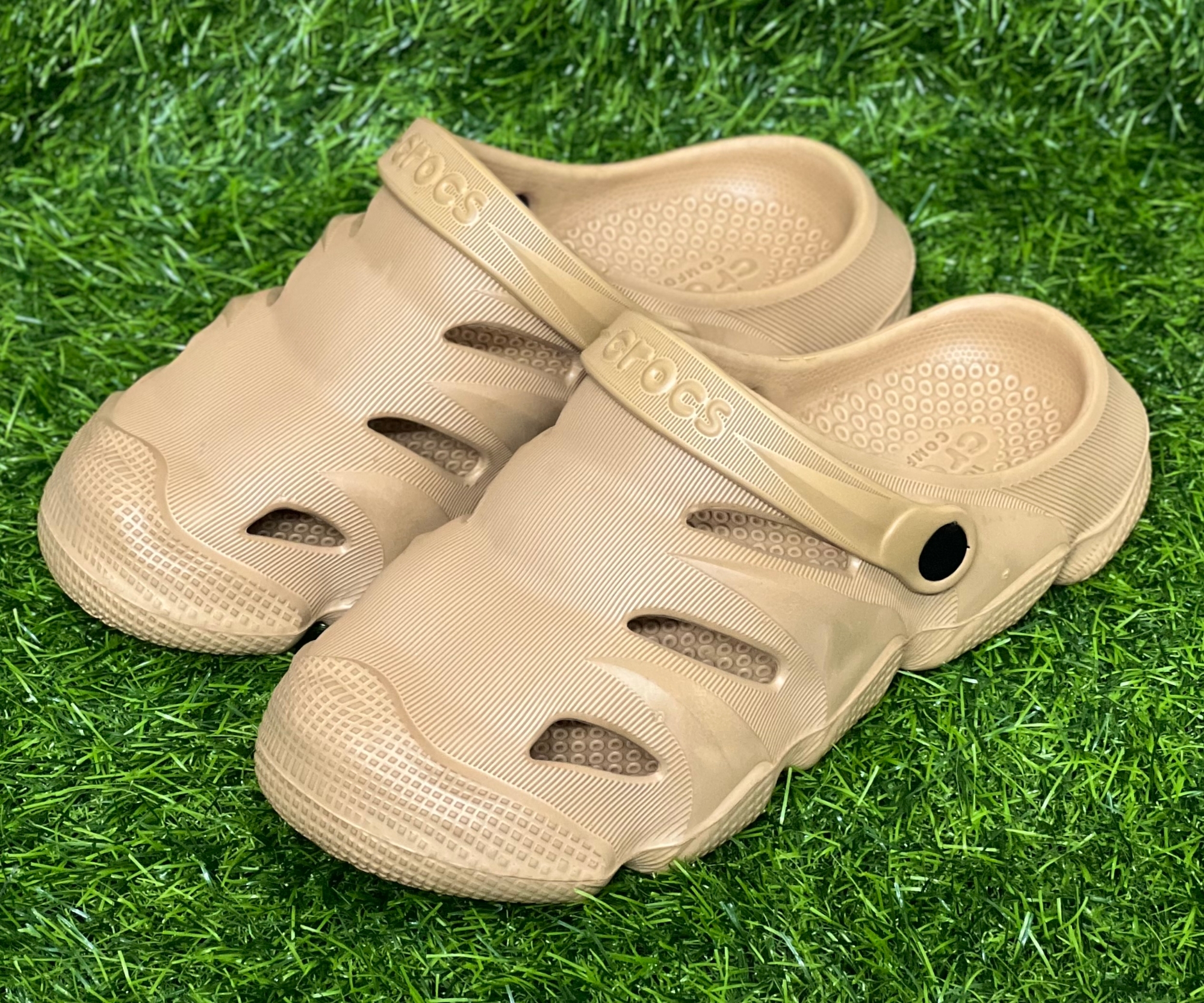 Picture of New Casual UrbanGrip Super Comfortable Soft Hollow-out Crocs Clogs Breathable Non-Slip Outdoor Half Shoes Sandals for Men