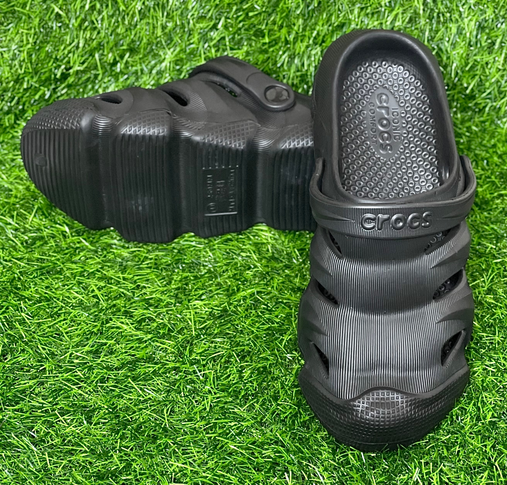 Picture of New Casual UrbanGrip Super Comfortable Soft Hollow-out Crocs Clogs Breathable Non-Slip Outdoor Half Shoes Sandals for Men