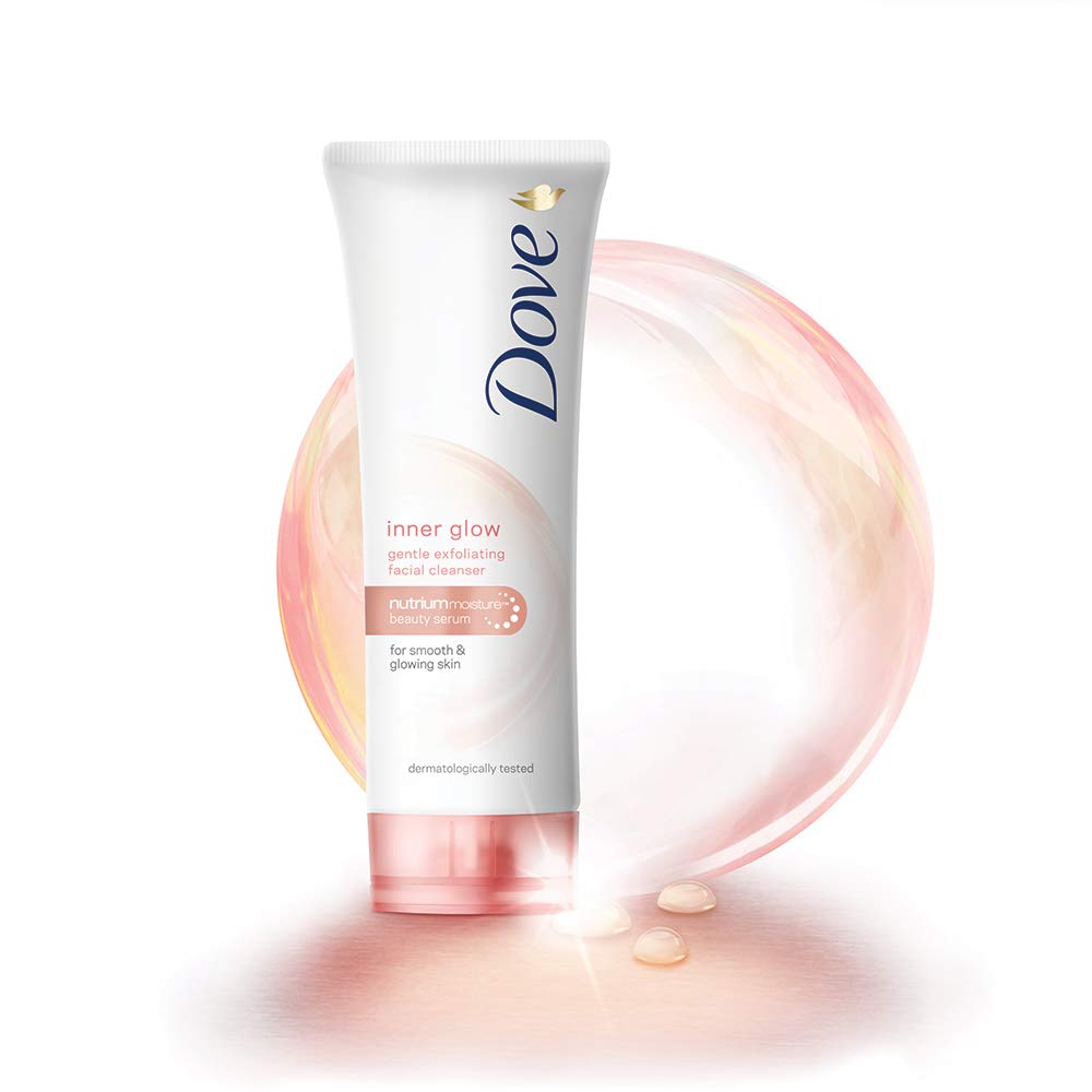Picture of International Indonesian Product Dove Inner Glow Gentle Exfoliating Facial cleanser used for female 100 Gm