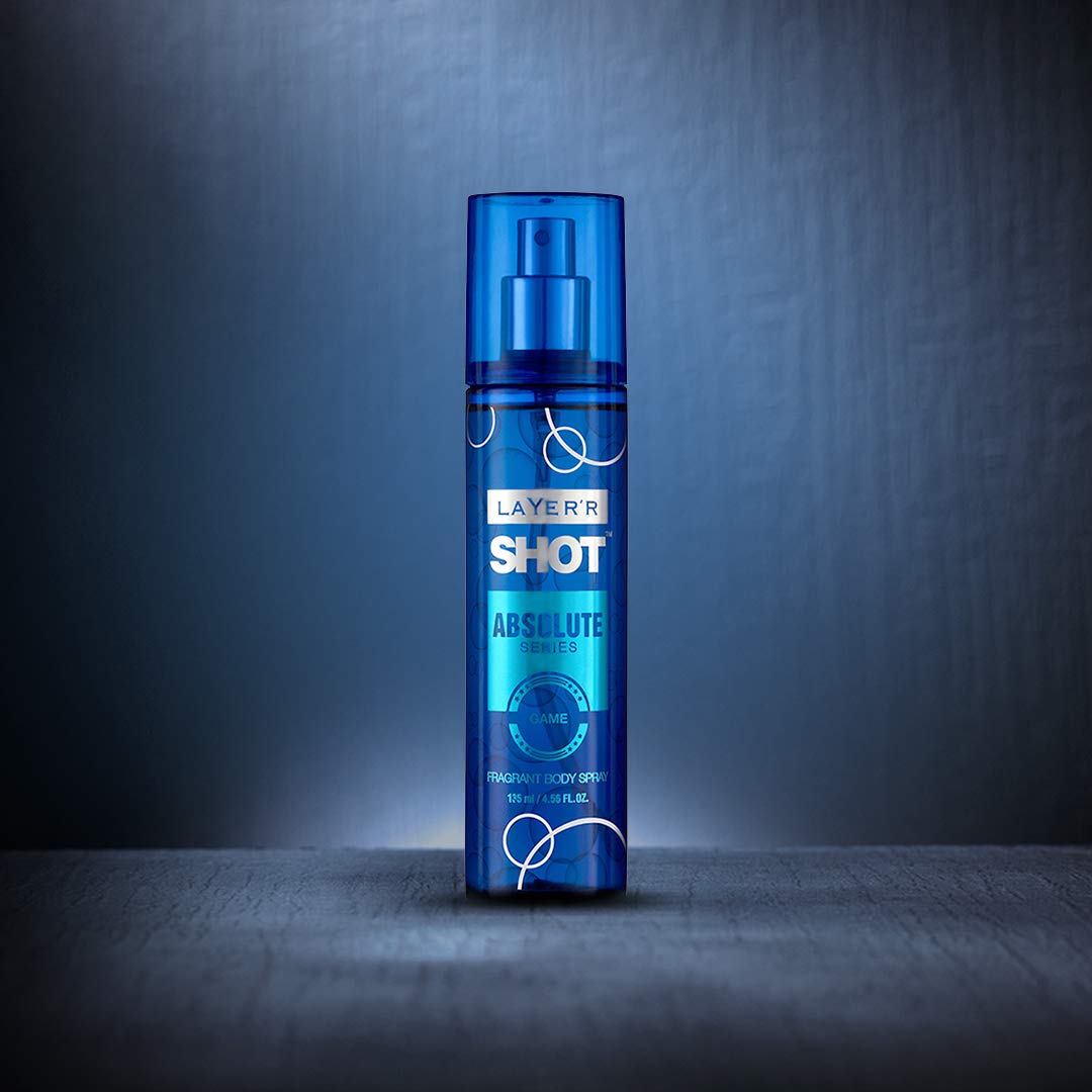 Picture of International Indian product Layer'r Shot Absolute Series Game Fragrant Body spray 135 Ml