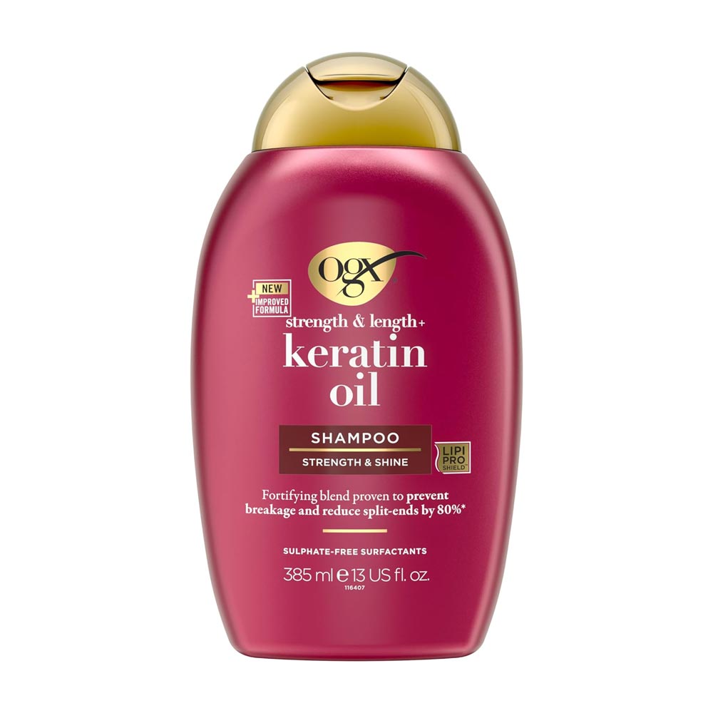 Picture of International USA Product OGX Anti-breakage Keratin Oil shampoo 385 Ml