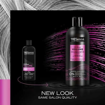 Picture of International Canadian Product Tresemme 24 hours Volume shampoo Used For male/female -828 Ml