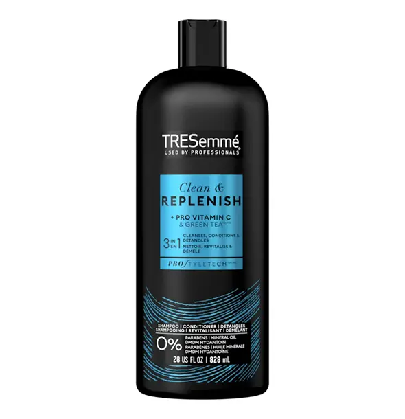 Picture of International USA product Tresemme Clean & Replenish pro Vitamin C (3in1) Shampoo Used For Male/female..828 ML