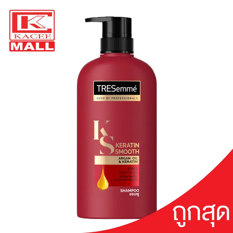 Picture of International Thailand product Tresemme keratin smooth shampoo Used for male/female...450 Ml