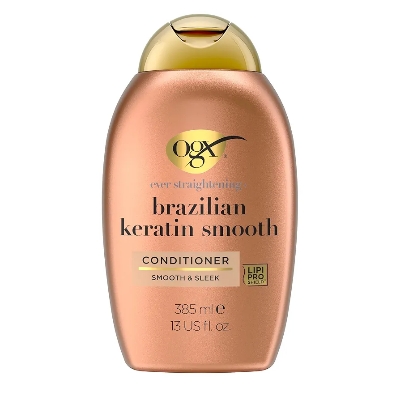 Picture of International Greece Product Ogx Brazilian Keratin With Smooth & Sleek Conditioner Used For Male /Female-385Ml