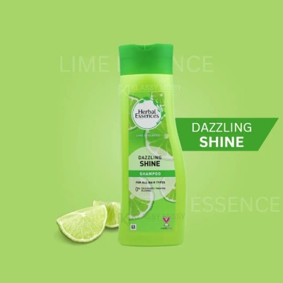 Picture of International France product Herbal Essences Dazzling Shine For All Hair Types Shampoo Used For male /female-400 Ml
