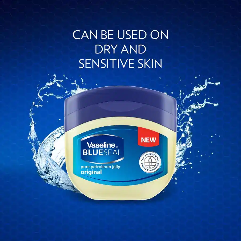 Picture of International UAE Product Vaseline Blueseal Pure Petroleum Jelly Original 100 Ml